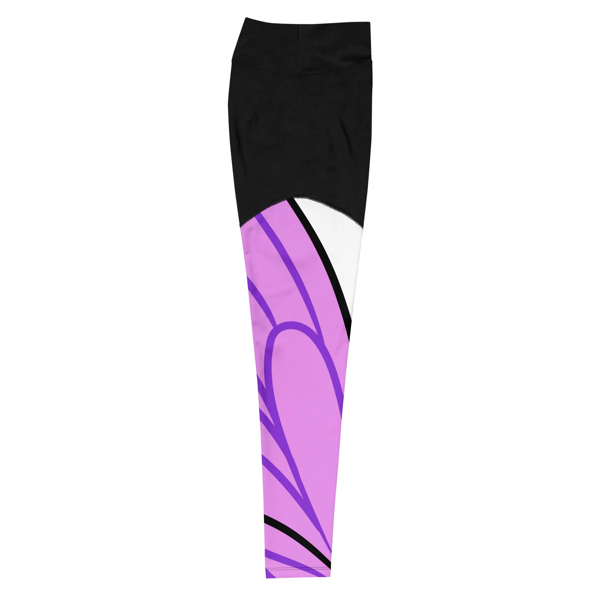 Oversized Arrow Sports Leggings | Comfortable Gym Clothes | Comfy Yoga Wear