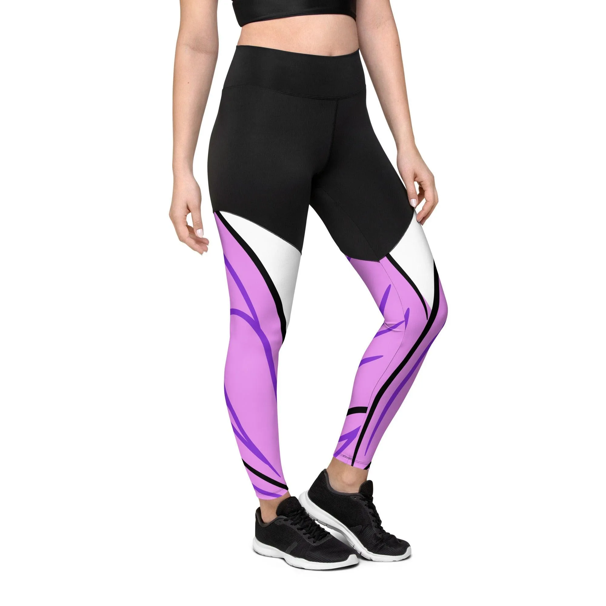 Oversized Arrow Sports Leggings | Comfortable Gym Clothes | Comfy Yoga Wear