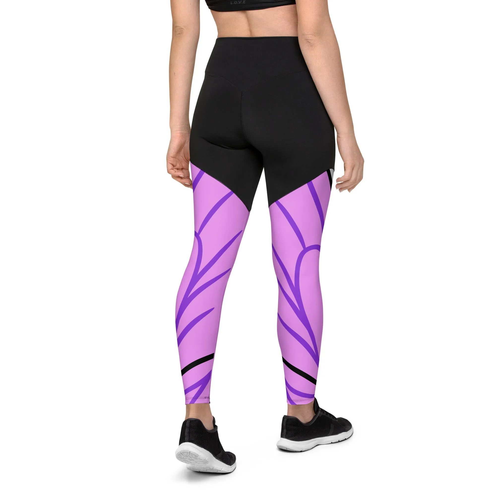 Oversized Arrow Sports Leggings | Comfortable Gym Clothes | Comfy Yoga Wear