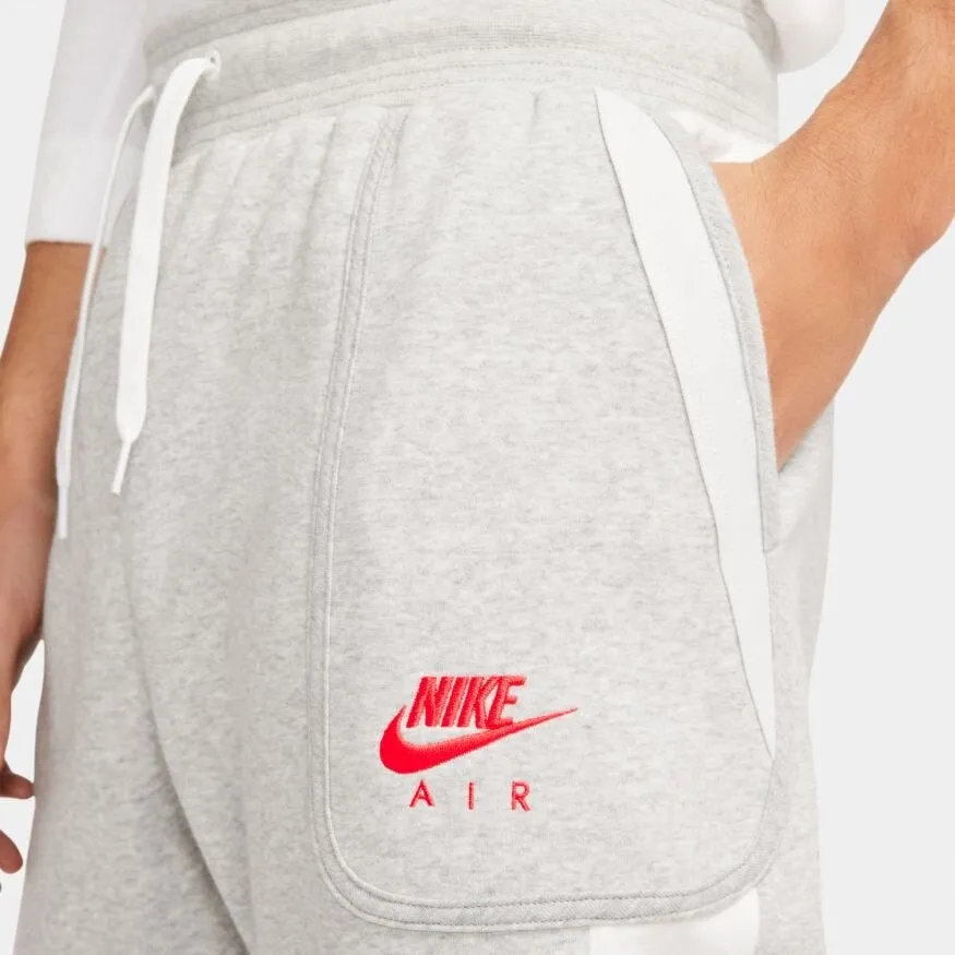 Pantalon jogging Nike Air Fleece - Gris/Blanc/Bleu