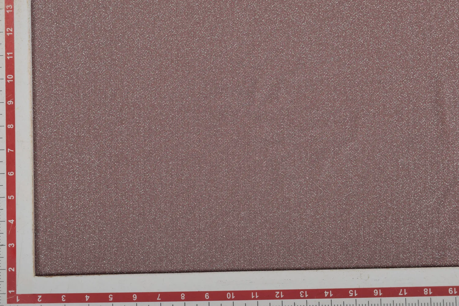 Peach Lurex Stretch Knit Fabric