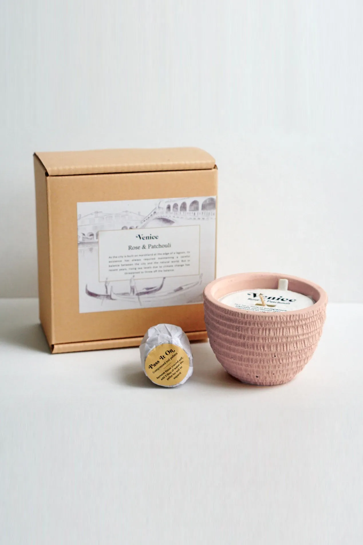 Plantable Candle: Venice | Rose & Patchouli