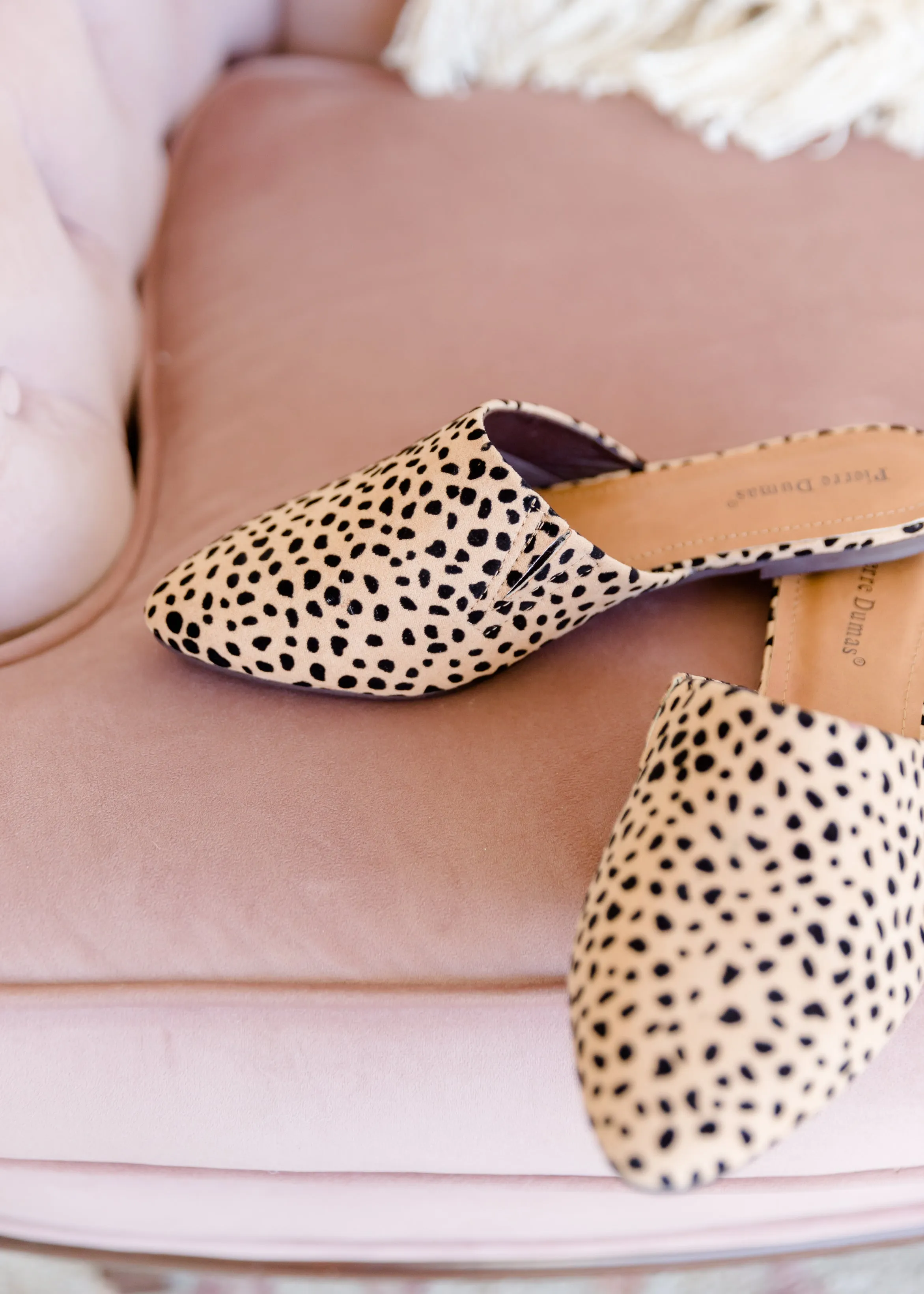 Pointed Toe Cheetah Mules - FINAL SALE