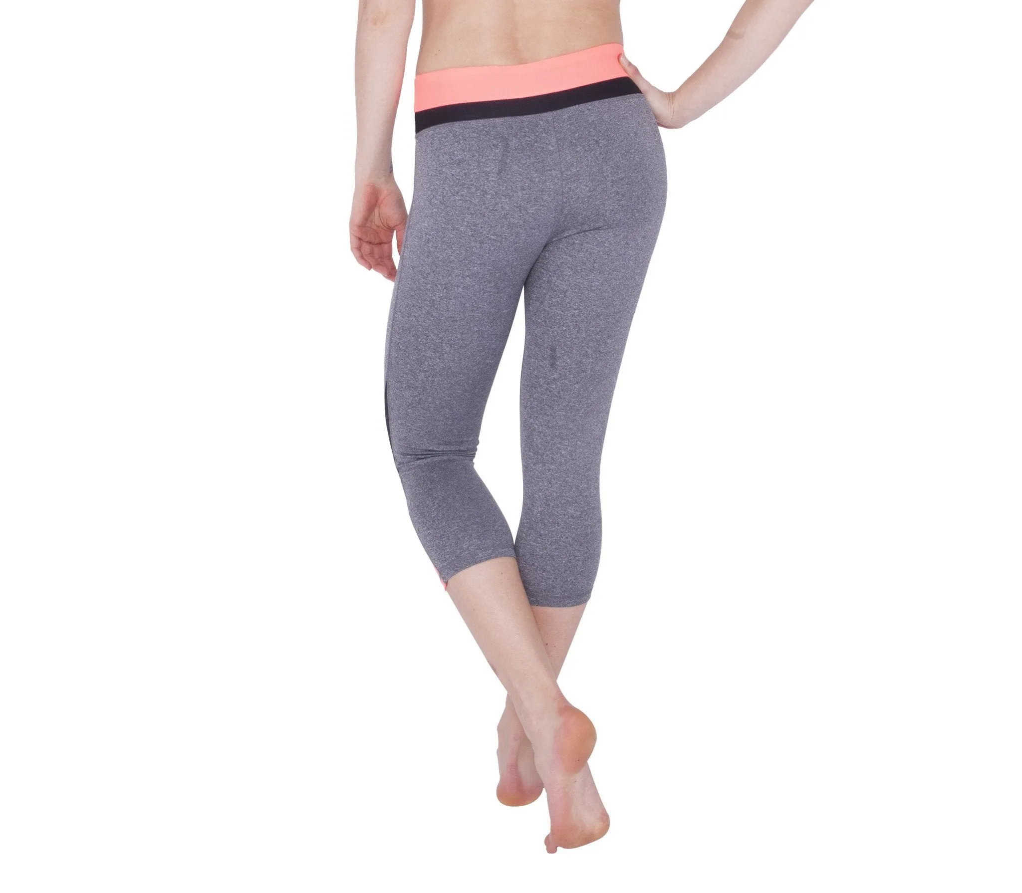 Prime Stripe Capri Stretch Legging