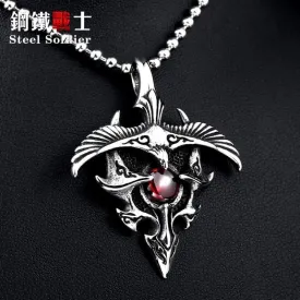 products Stainless eagle with stone pendant Men   Women good detail necklace pendant