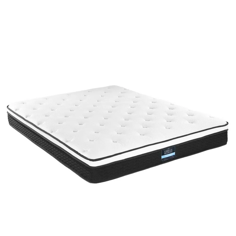 Queen Package | Henley LED Storage Bed White & Bonita Euro Top Mattress (Medium Firm)