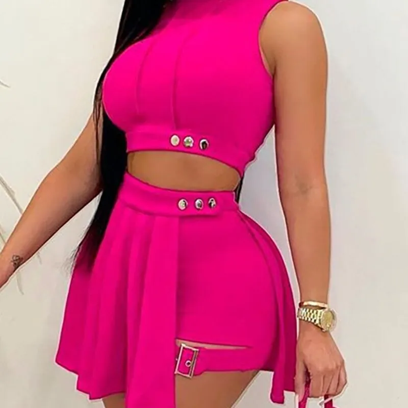 Short Skirt Sets Two Piece Set Women