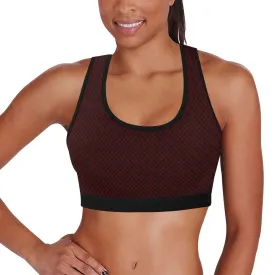 Spellcaster by Patti Negri Compression Sports Bra - "Secret Spell Dragon"