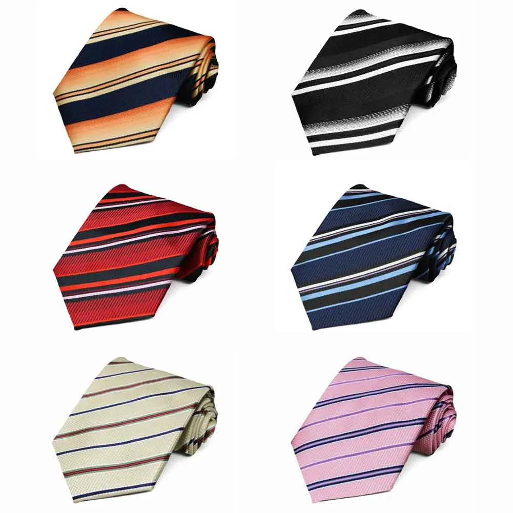 Striped Neckties, 6-Pack