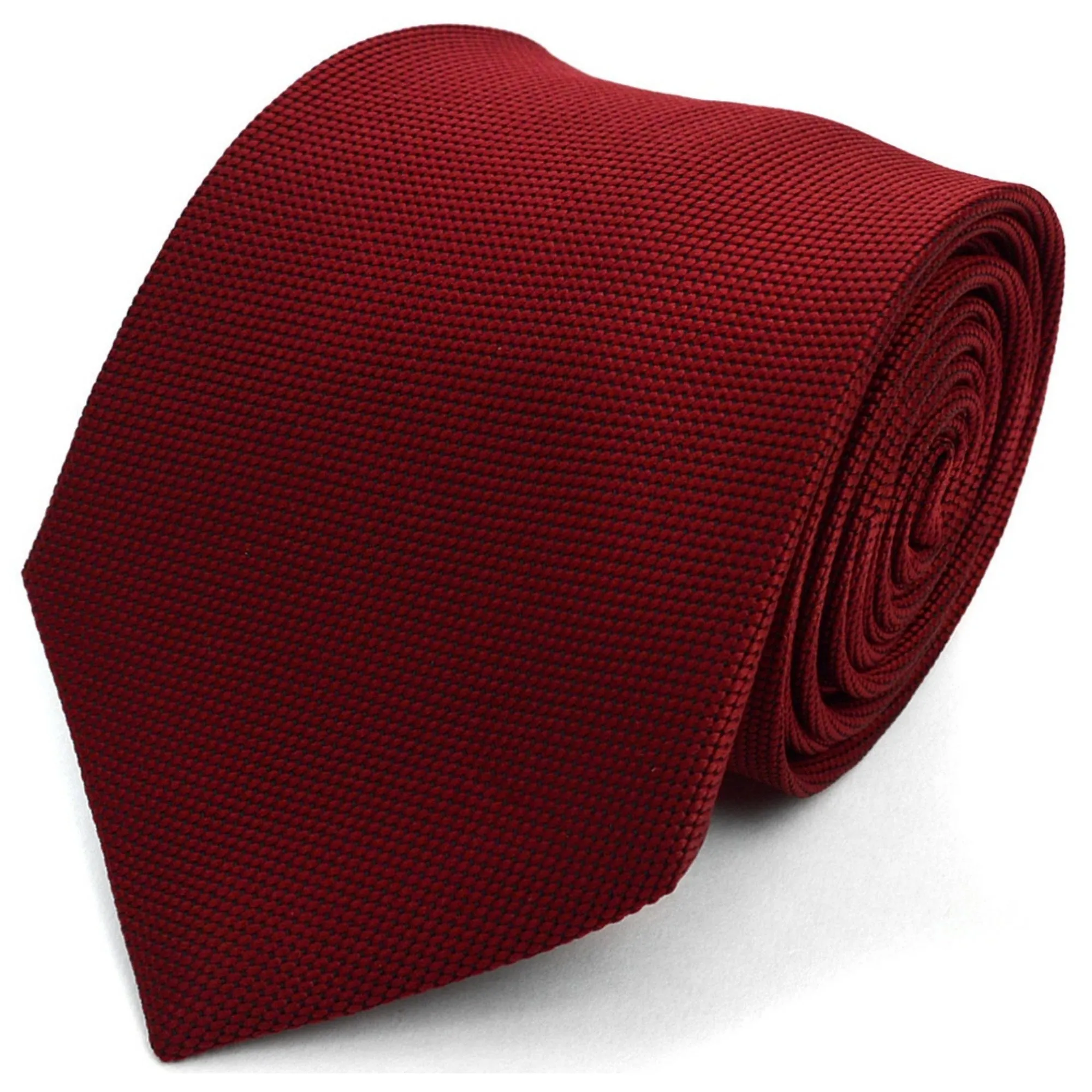 TheDapperTie Boy's Solid Color Microfiber Poly Woven 2.5 Inch Wide And 49 Inch Long Necktie