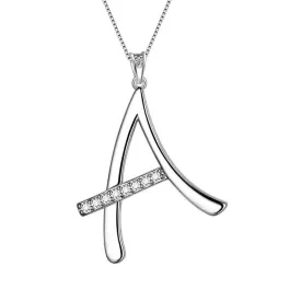 Tokyo Mart Letter Initial A Necklaces Pendant Women Girls Name Jewelry Gift 925 Sterling Silver