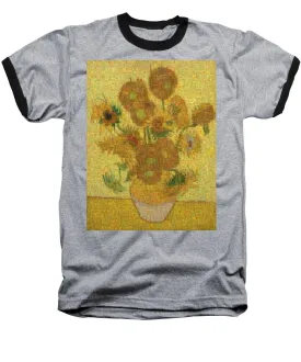 Tribute to Van Gogh - 2 - Baseball T-Shirt