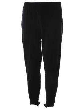 Velvet Black Tapered Trousers - W31 L27