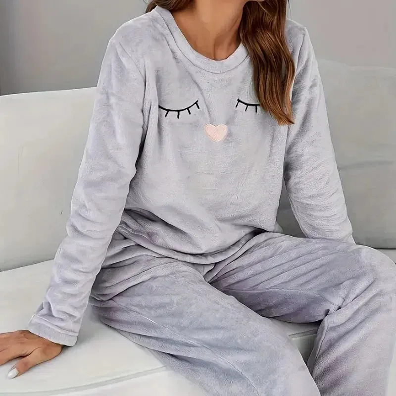 Velvet Thermal Loungewear Set for Cozy Evenings