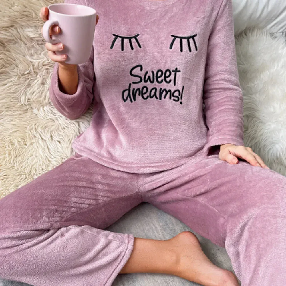 Velvet Thermal Loungewear Set for Cozy Evenings