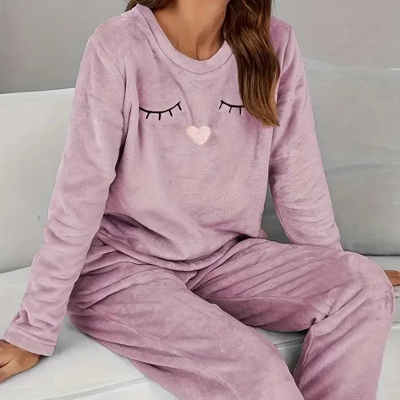 Velvet Thermal Loungewear Set for Cozy Evenings