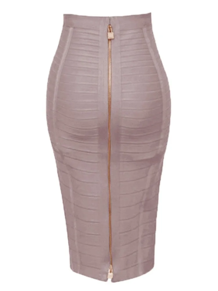 Women Elastic Bodycon Summer Pencil Skirt