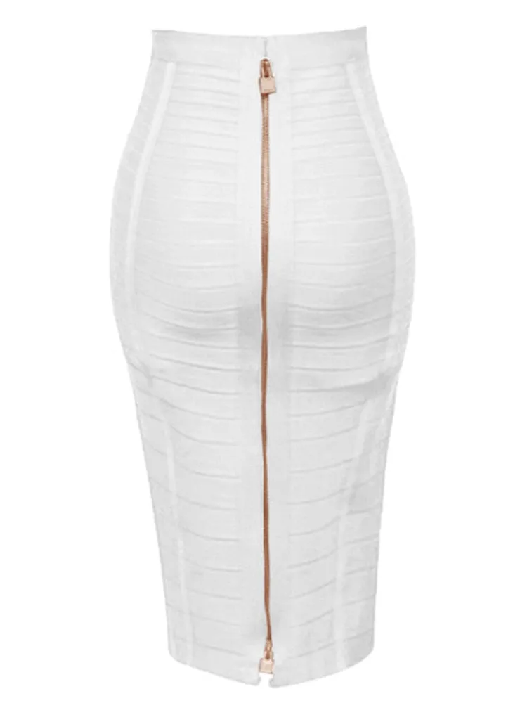 Women Elastic Bodycon Summer Pencil Skirt