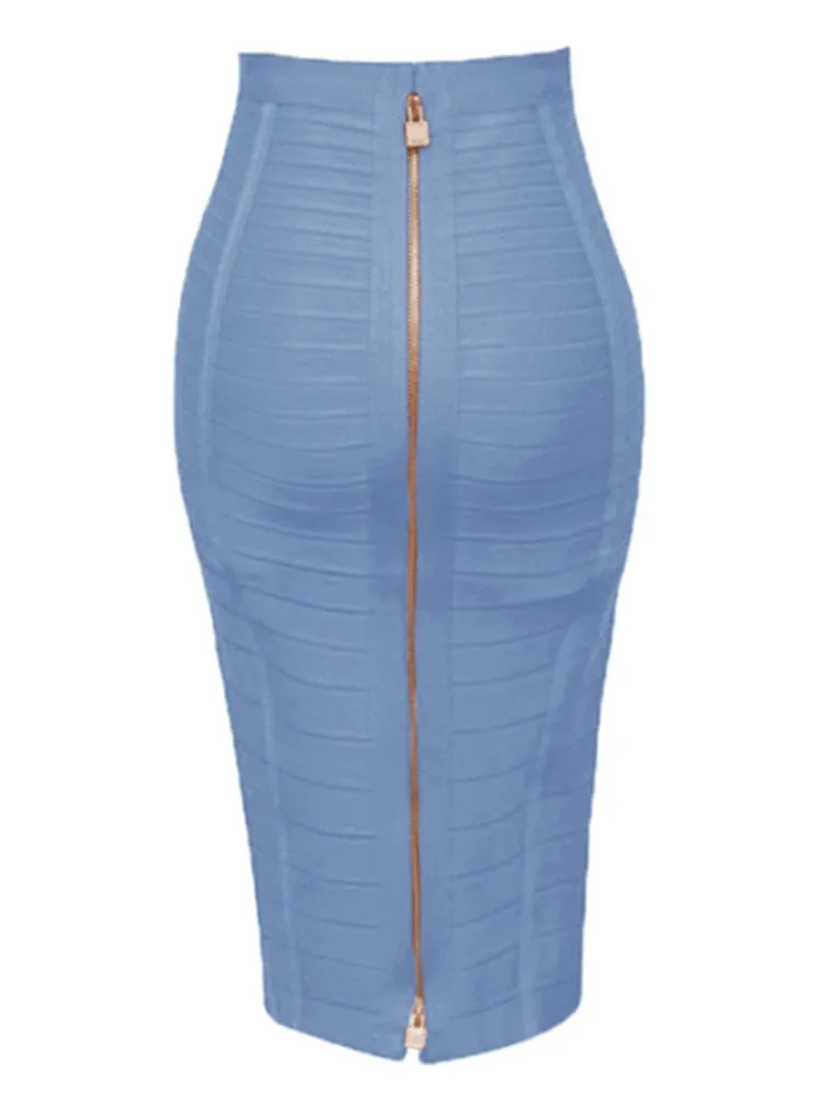 Women Elastic Bodycon Summer Pencil Skirt