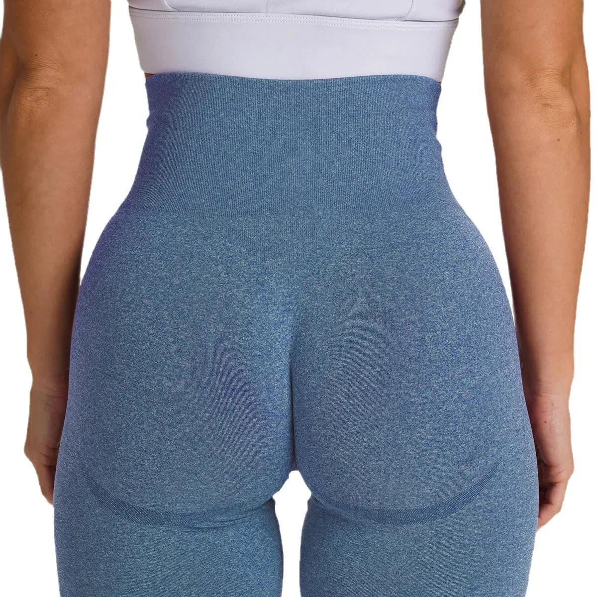 Women Seamless Yoga Shorts High Waist Lift Butt Fitness Gym