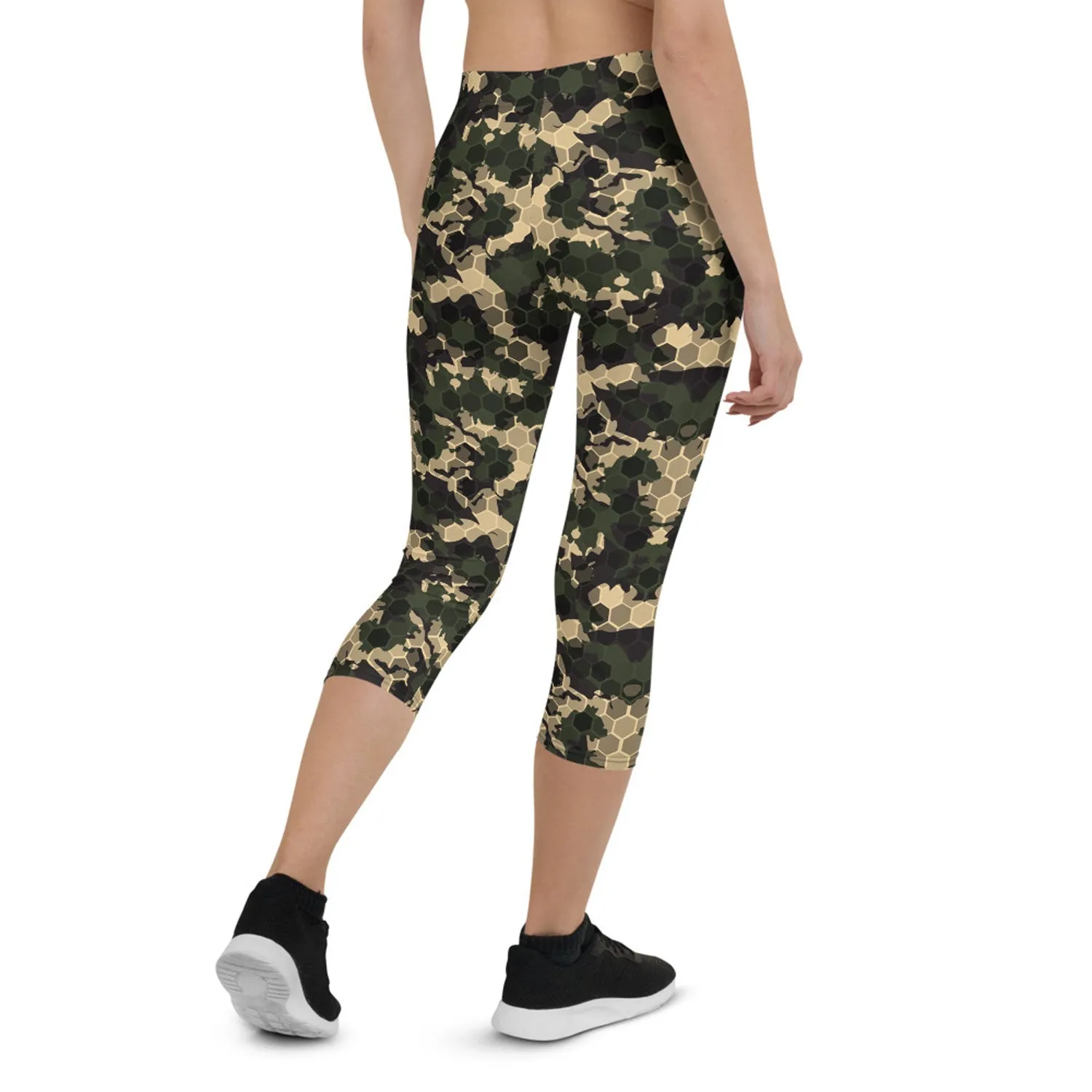 Women's Army Camo Capri Leggings