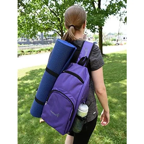 Yoga Mat Backpack Multi Purpose Crossbody Sling