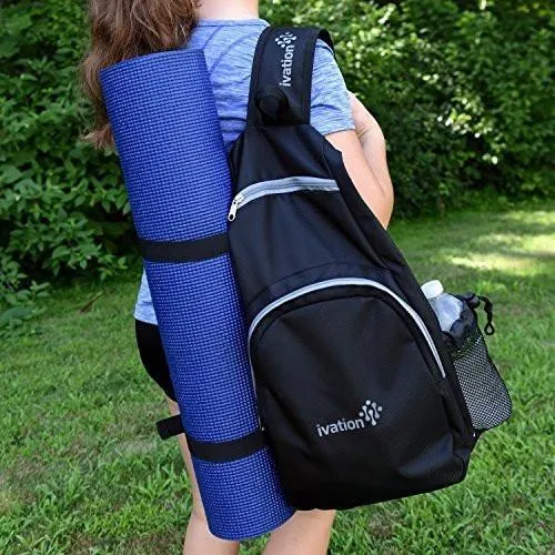 Yoga Mat Backpack Multi Purpose Crossbody Sling