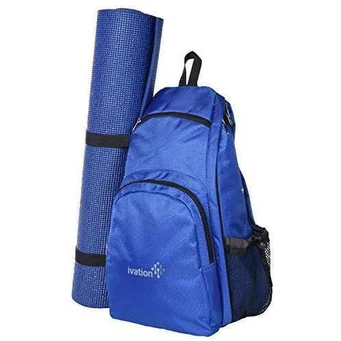 Yoga Mat Backpack Multi Purpose Crossbody Sling