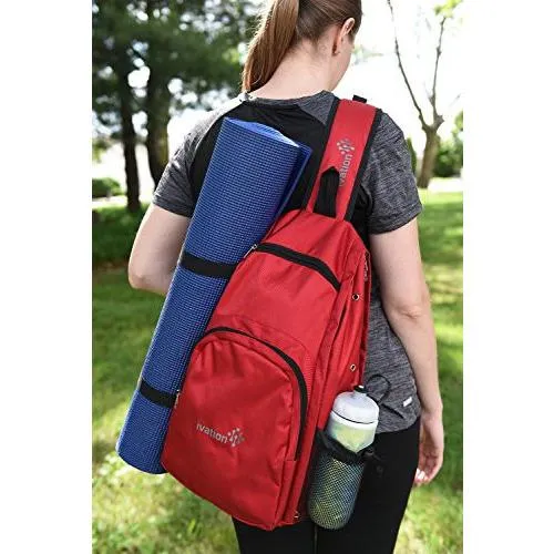 Yoga Mat Backpack Multi Purpose Crossbody Sling