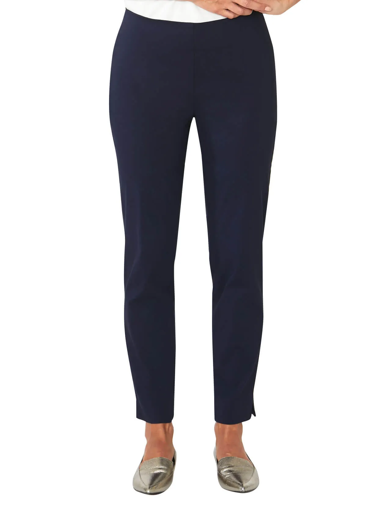 Zenya Navy Capri Pant